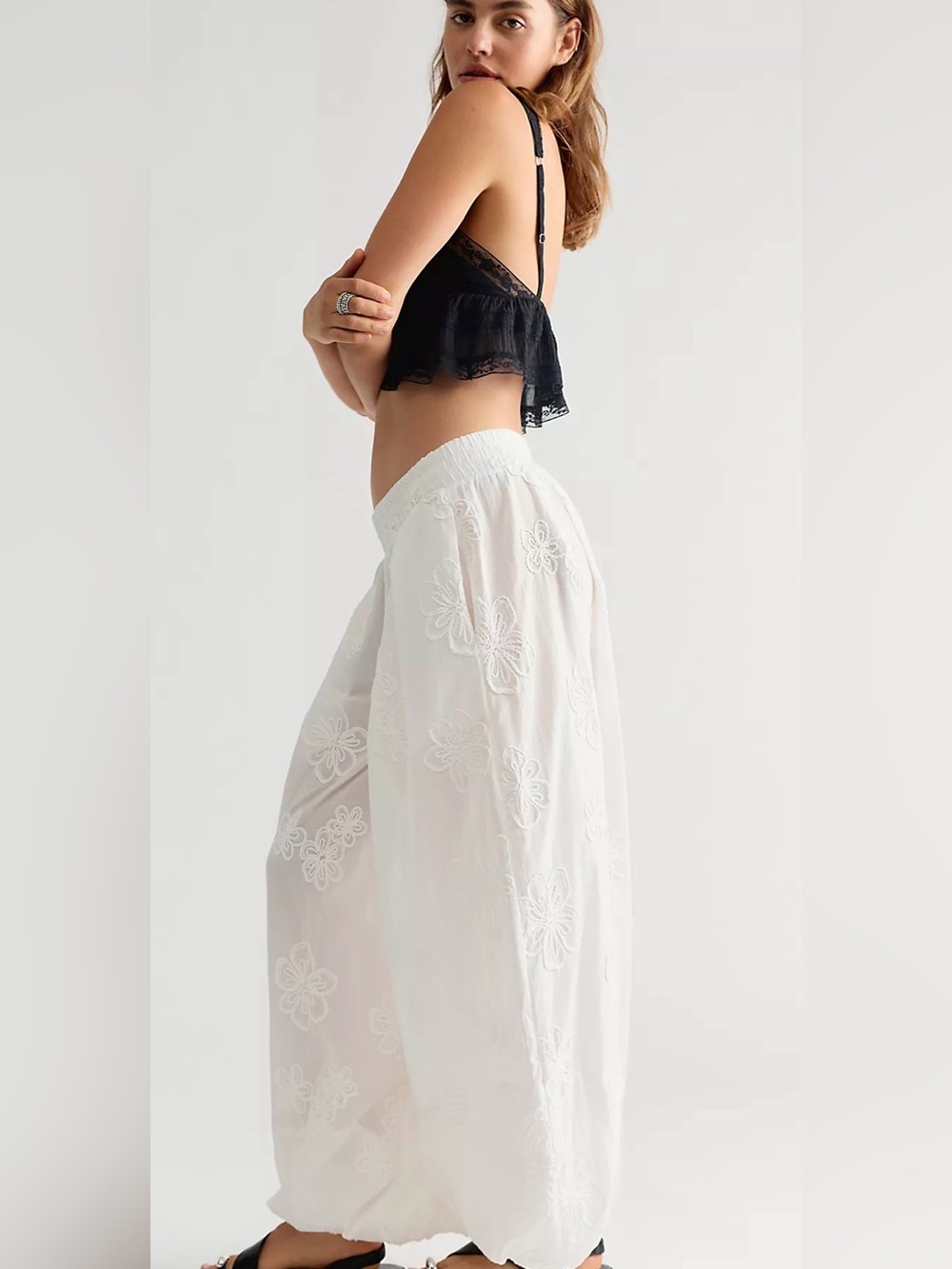 Free People Moonflower Textured Pull-On Balloon Pants $148!